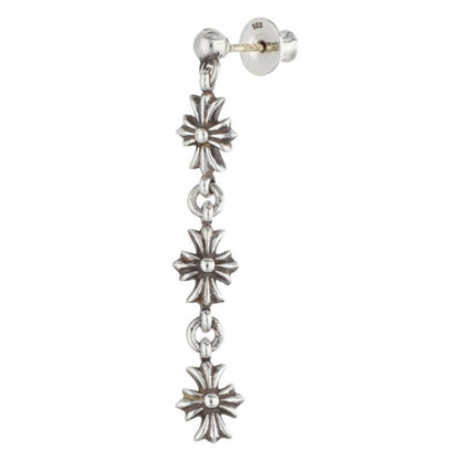Chrome Hearts Tiny E CH Plus 3 Drop Silver Size ONE SIZE