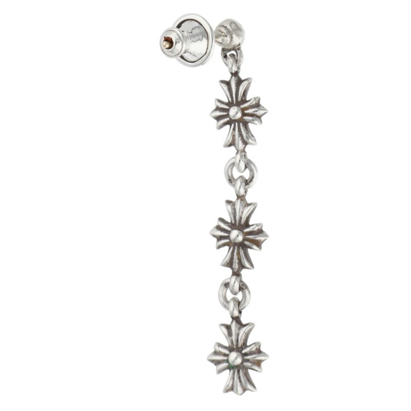 Chrome Hearts Tiny E CH Plus 3 Drop Silver Size ONE SIZE