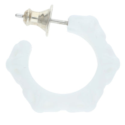 Chrome Hearts RUBBER HOOP CROSS SML Earring Size ONE SIZE