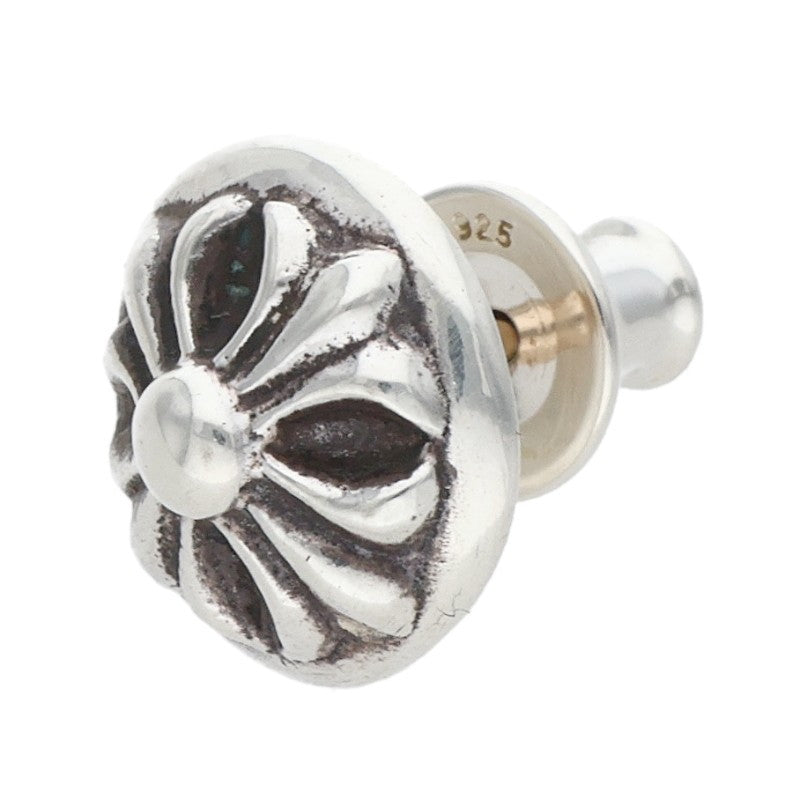Chrome Hearts Cross Ball Stud Silver Earring Size ONE SIZE
