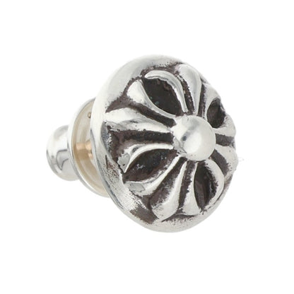 Chrome Hearts Cross Ball Stud Silver Earring Size ONE SIZE