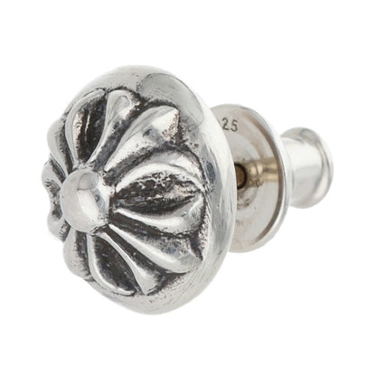 Chrome Hearts Cross Ball Stud Silver Earring Size ONE SIZE