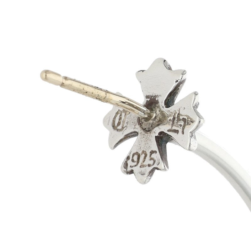 Chrome Hearts CH Plus Hoop Silver Earring Size ONE SIZE