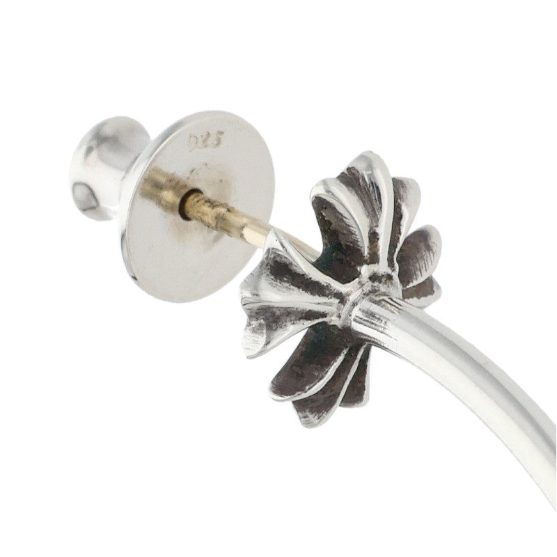 Chrome Hearts CH Plus Hoop Silver Earring Size ONE SIZE