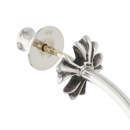 Chrome Hearts CH Plus Hoop Silver Earring Size ONE SIZE