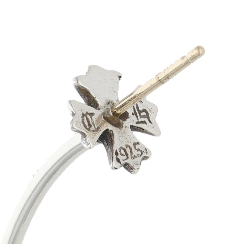 Chrome Hearts CH Plus Hoop Silver Earring Size ONE SIZE