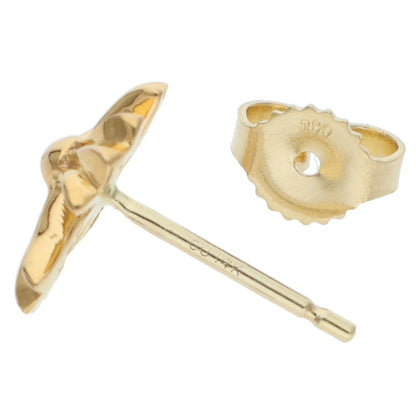 Chrome Hearts 22K CH Cross Stud Gold Earring