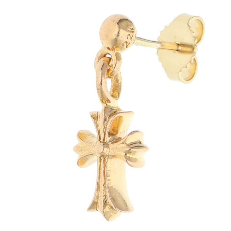Chrome Hearts 22K Stack CH Cross Drop Gold