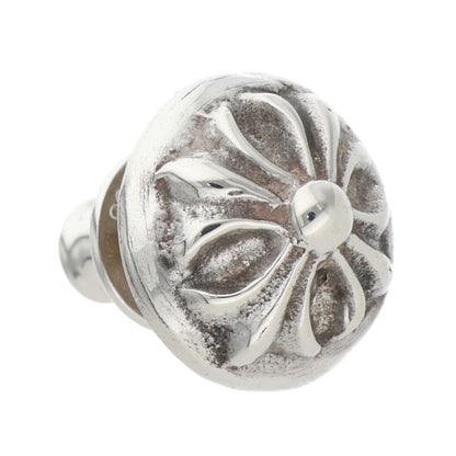 Chrome Hearts Silver Cross Ball Stud Earring
