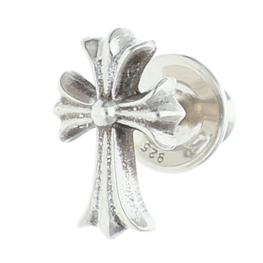 Chrome Hearts 925 Silver CH Cross Fat Stud Size ONE SIZE