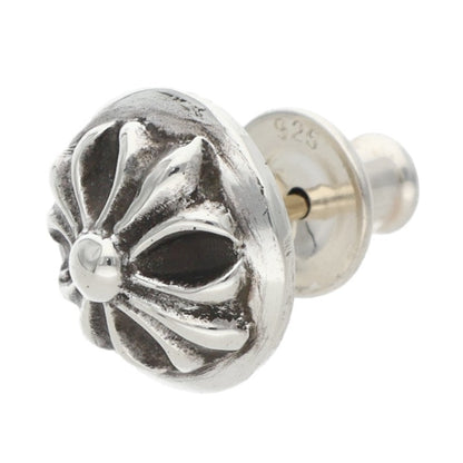 Chrome Hearts Silver Cross Ball Stud Earring Size ONE SIZE