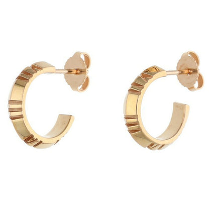 TIFFANY&Co. Atlas X Small K18YG Hoop Earrings Size ONE SIZE