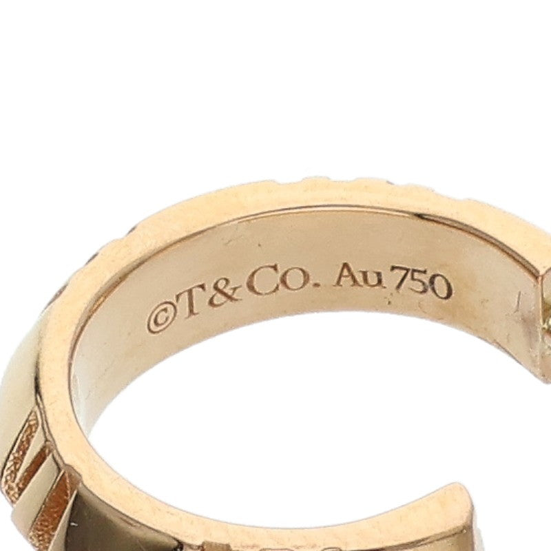 TIFFANY&Co. Atlas X Small K18YG Hoop Earrings Size ONE SIZE