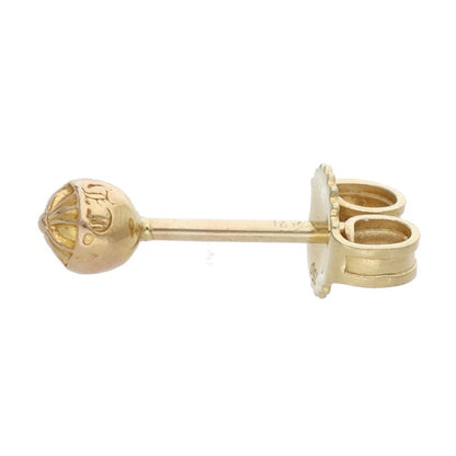 Chrome Hearts 22K Mini Cross Ball Stud Gold Size ONE SIZE