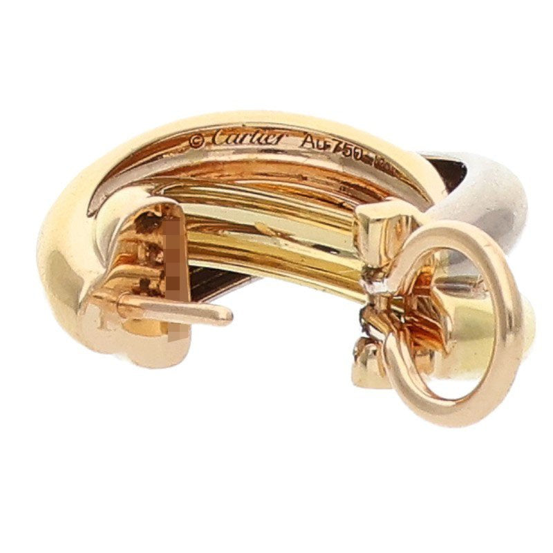 Cartier Trinity K18 Multi-Gold Earring Size ONE SIZE