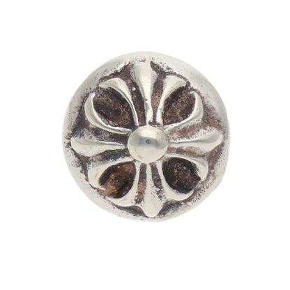 Chrome Hearts Cross Ball Stud Silver Earring