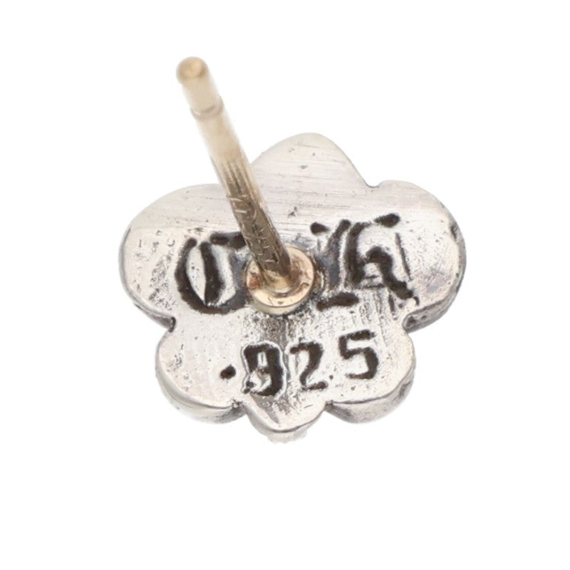 Chrome Hearts BS Fleur Stud Silver Earring