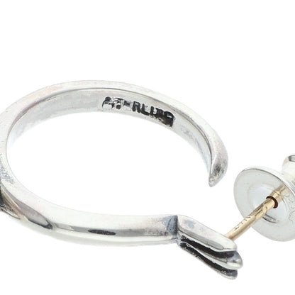 Chrome Hearts #5 Dagger Hoop Silver Earring