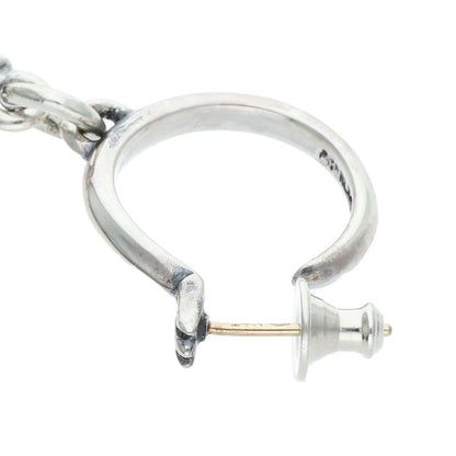 Chrome Hearts #5 Dagger Hoop Silver Earring