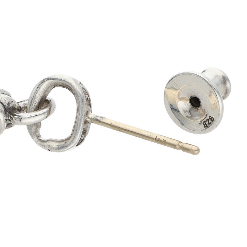 Chrome Hearts Baby Fat Drop Silver Earring Size ONE SIZE