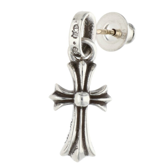 Chrome Hearts Baby Fat Drop Silver Earring Size ONE SIZE