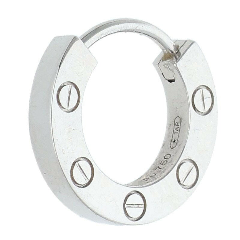 Cartier LOVE K18WG Diamond Single Earring Size ONE SIZE