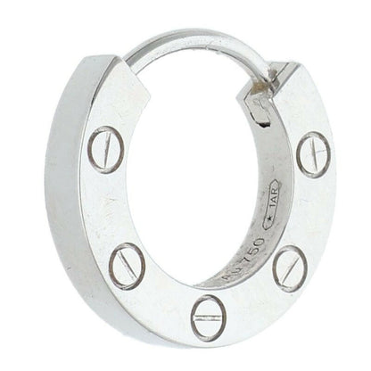 Cartier LOVE K18WG Diamond Single Earring Size ONE SIZE