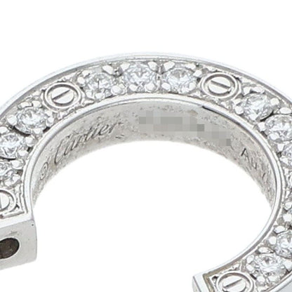 Cartier LOVE K18WG Diamond Single Earring Size ONE SIZE