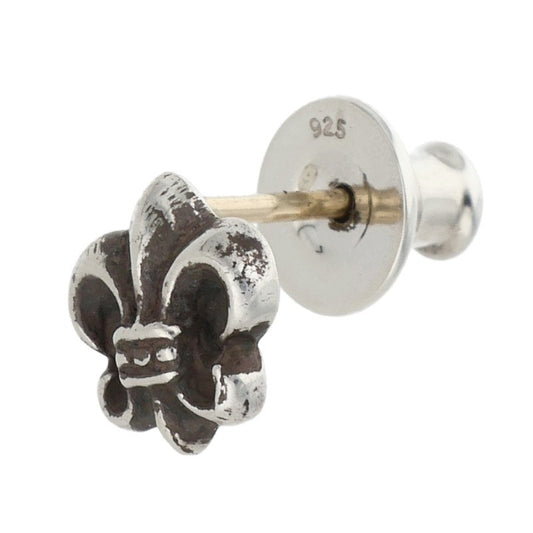 Chrome Hearts BS Fleur Stud Silver Earring Size ONE SIZE