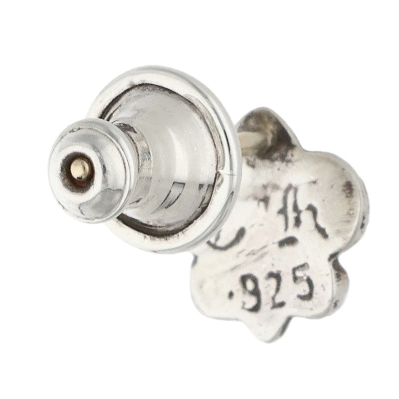 Chrome Hearts BS Fleur Stud Silver Earring