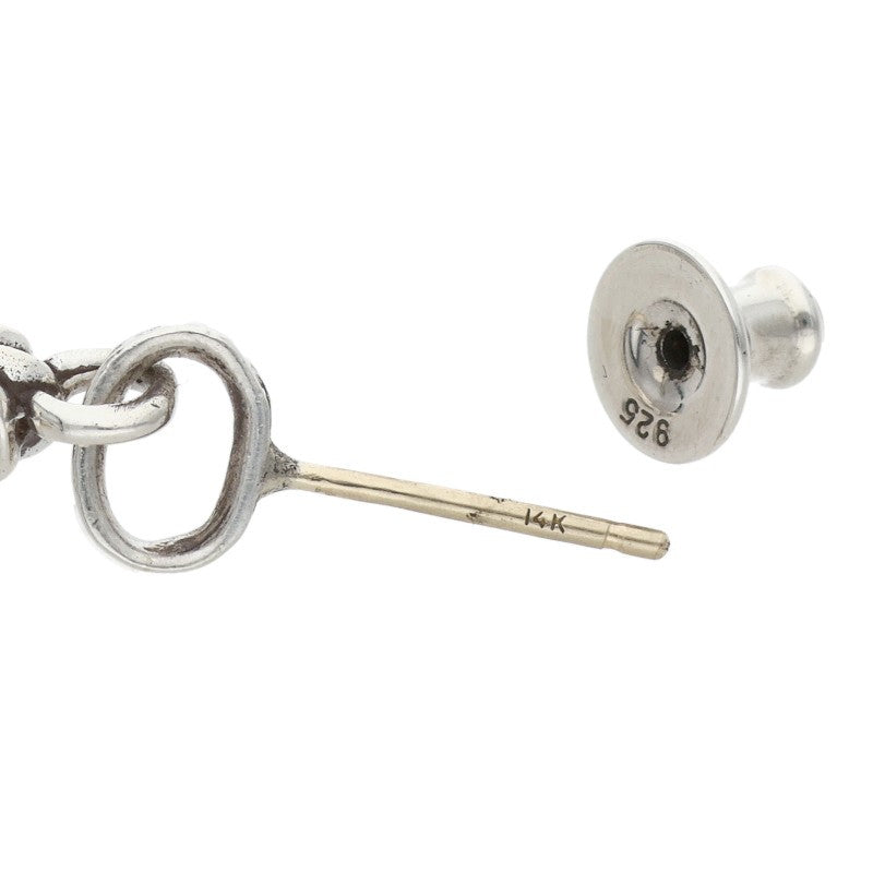 Chrome Hearts Baby Fat Drop Silver Earring Size ONE SIZE