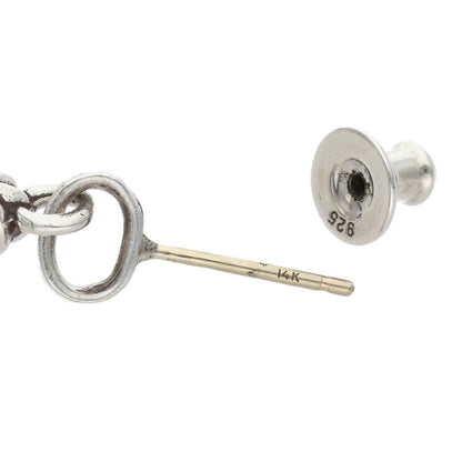 Chrome Hearts Baby Fat Drop Silver Earring Size ONE SIZE