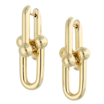 TIFFANY&Co. HardWear 18K Yellow Gold Earring Size LARGE