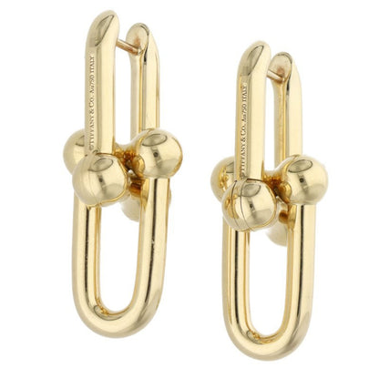 TIFFANY&Co. HardWear 18K Yellow Gold Earring Size LARGE