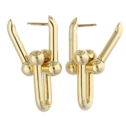 TIFFANY&Co. HardWear 18K Yellow Gold Earring Size LARGE