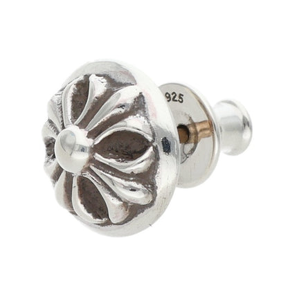 Chrome Hearts Cross Ball Stud Silver Earring Size ONE SIZE