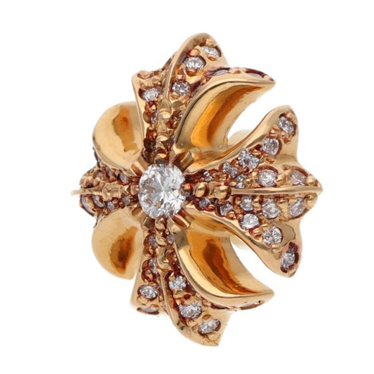Chrome Hearts 22K Pave Diamond CH Plus Stud Size ONE SIZE