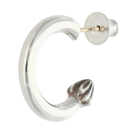 Chrome Hearts HOOP PLAIN Silver Earring Size ONE SIZE