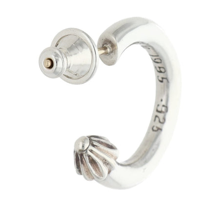 Chrome Hearts HOOP PLAIN Silver Earring Size ONE SIZE