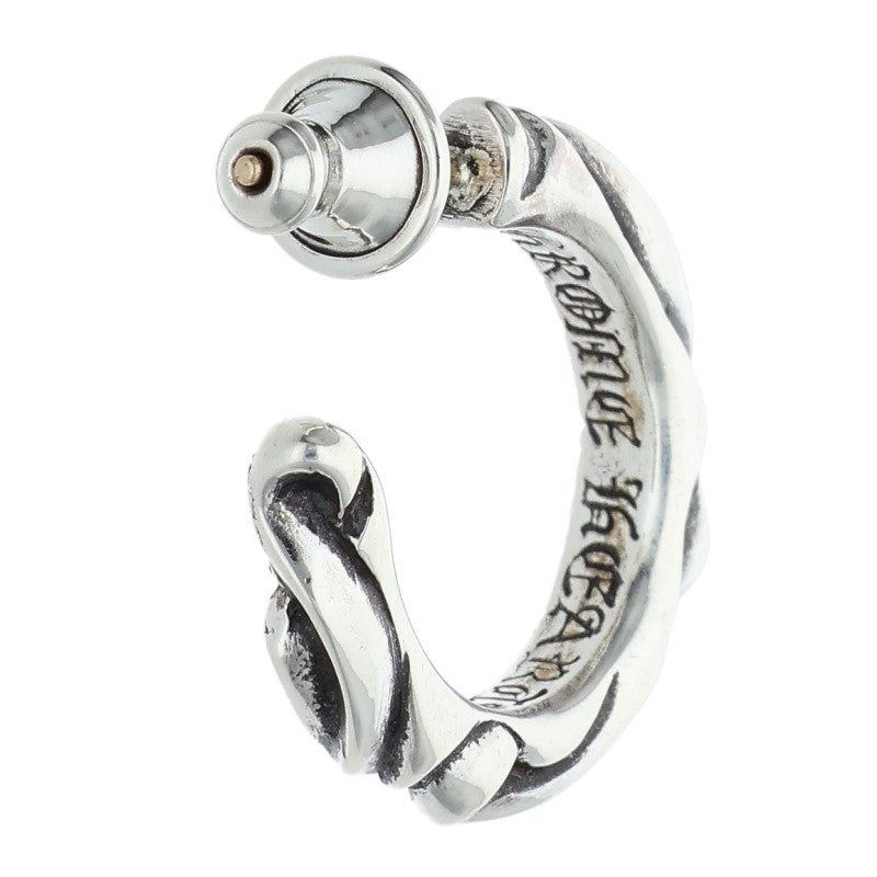 Chrome Hearts Scroll Hoop Silver Single Size ONE SIZE
