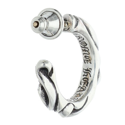 Chrome Hearts Scroll Hoop Silver Single Size ONE SIZE