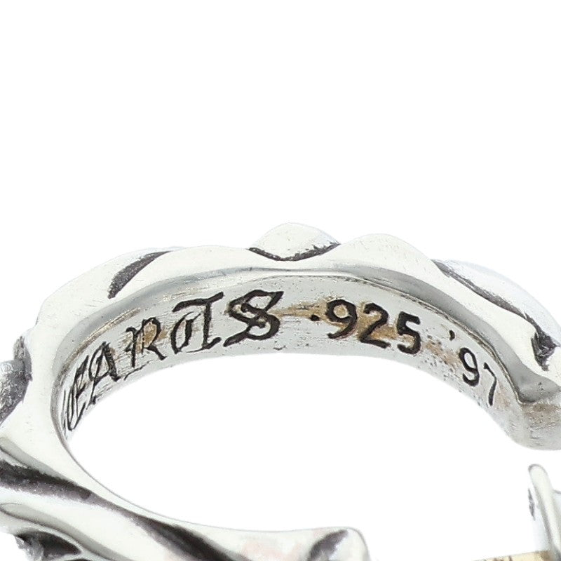 Chrome Hearts Scroll Hoop Silver Single Size ONE SIZE