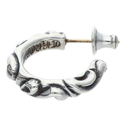Chrome Hearts Scroll Hoop Silver Single Size ONE SIZE