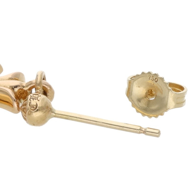 Chrome Hearts 22K 3 CH Cross Drop Gold Earring Size ONE SIZE