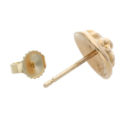 Chrome Hearts 22K Cross Ball Stud Gold Earring Size ONE SIZE
