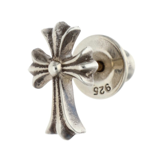 Chrome Hearts CH Cross Fat Stud Silver Earring Size ONE SIZE