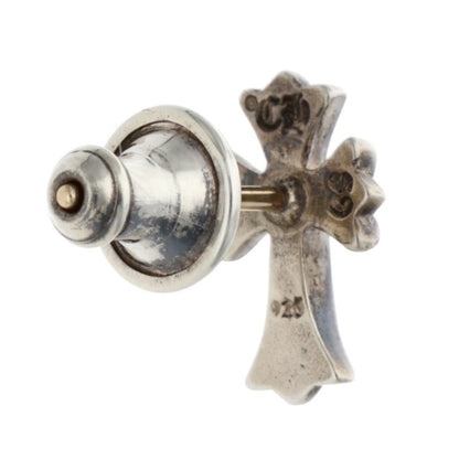 Chrome Hearts CH Cross Fat Stud Silver Earring