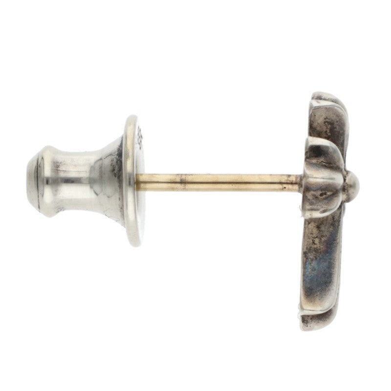 Chrome Hearts CH Cross Fat Stud Silver Earring