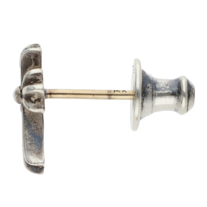 Chrome Hearts CH Cross Fat Stud Silver Earring