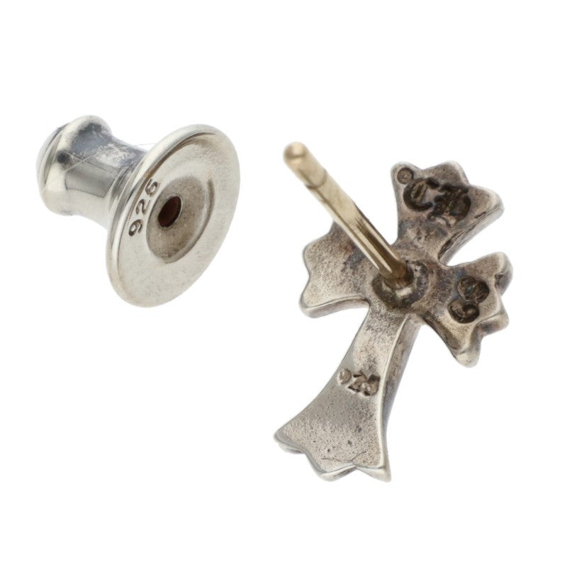 Chrome Hearts CH Cross Fat Stud Silver Earring
